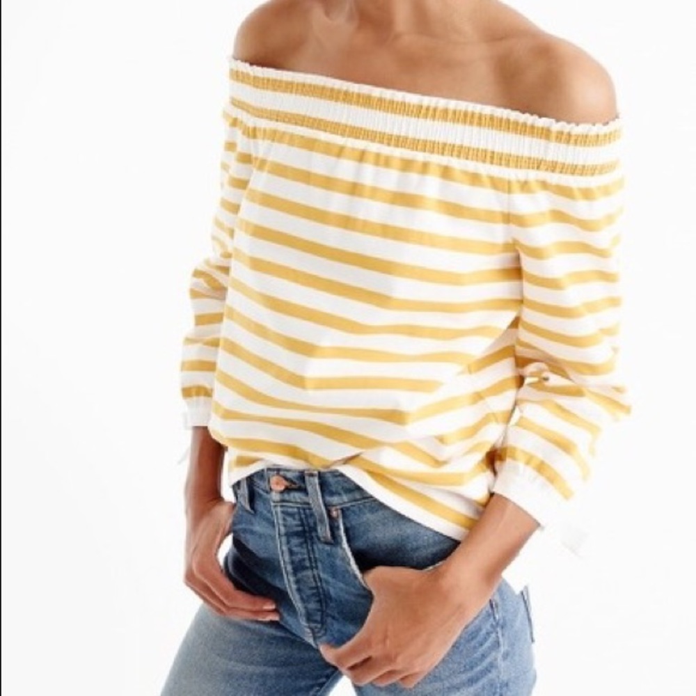 J.crew off the shoulder top